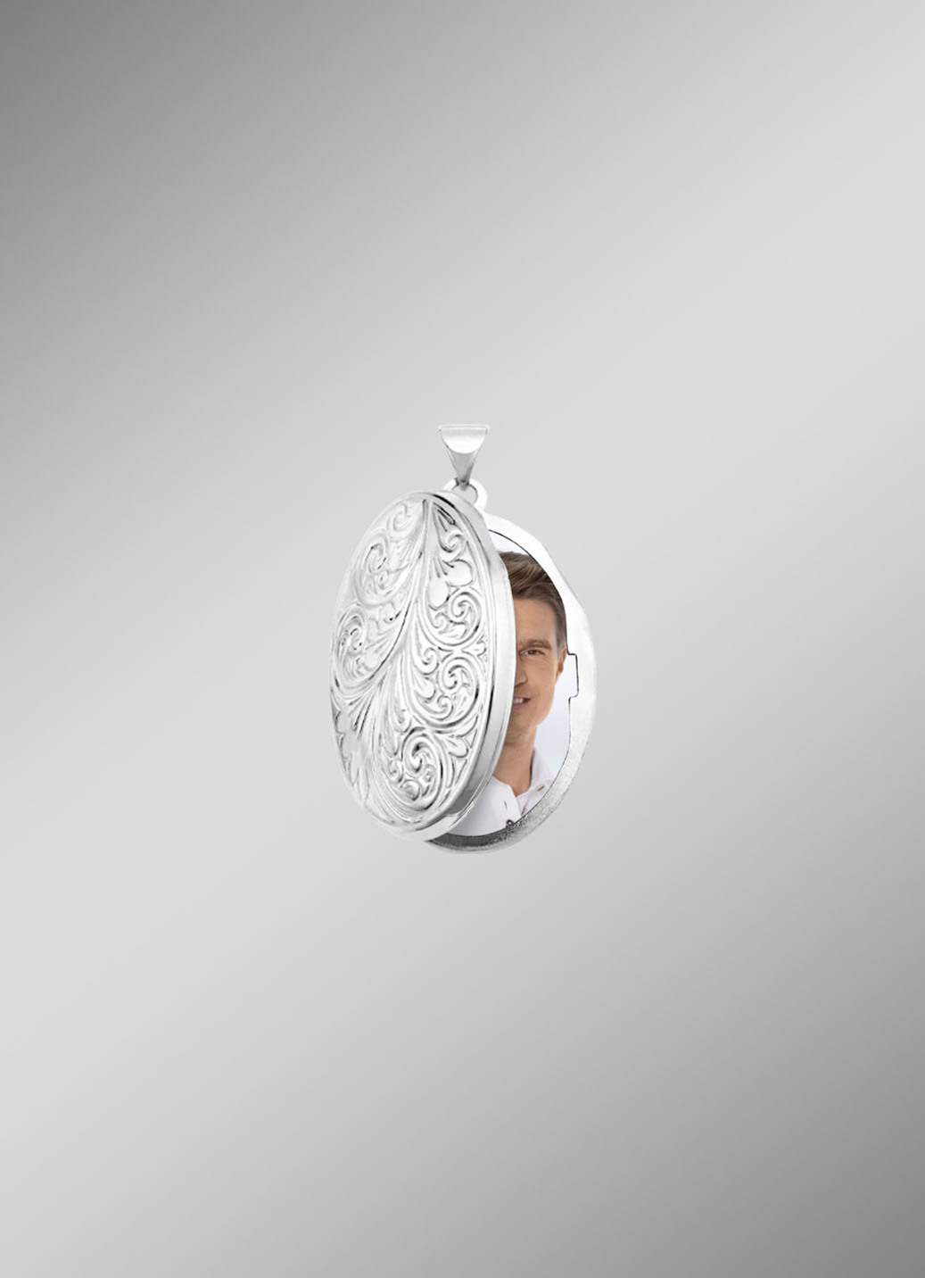 Elegantes Medaillon aus Silber 925/- fein