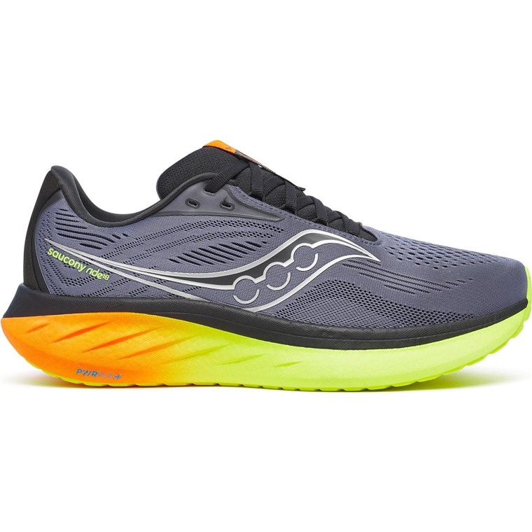 Saucony Ride 18 Men Shadow/Vizi