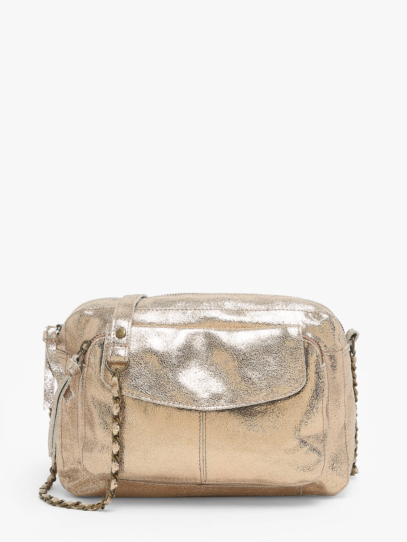 Sac bandoulire Naina cuir PIECES