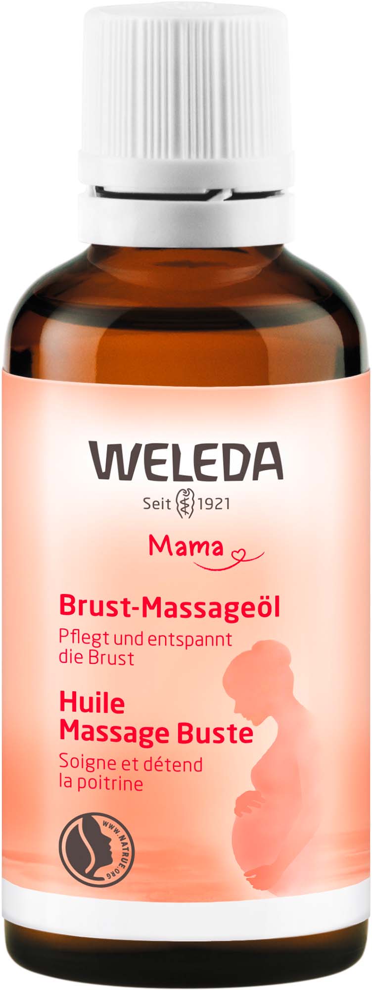 Weleda MAMA Brust-Massageöl Öl Glasfl 50 ml
