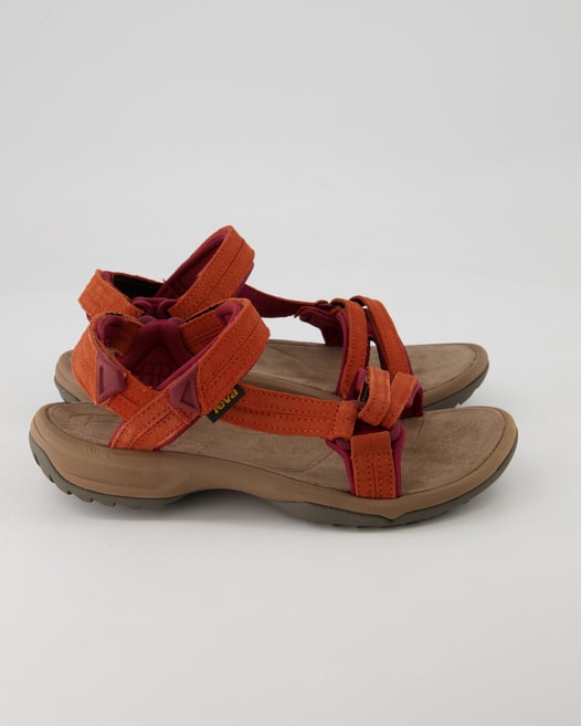 Teva Terra Fi Lite Suede Womens Sandalen in Orange
