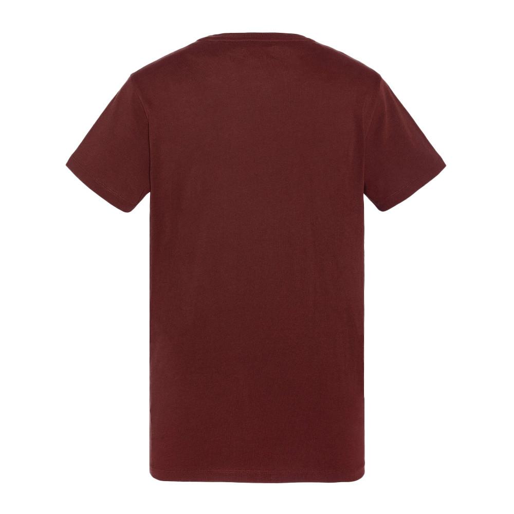 Schott T-shirt Bordeaux Homme Schott Vintage