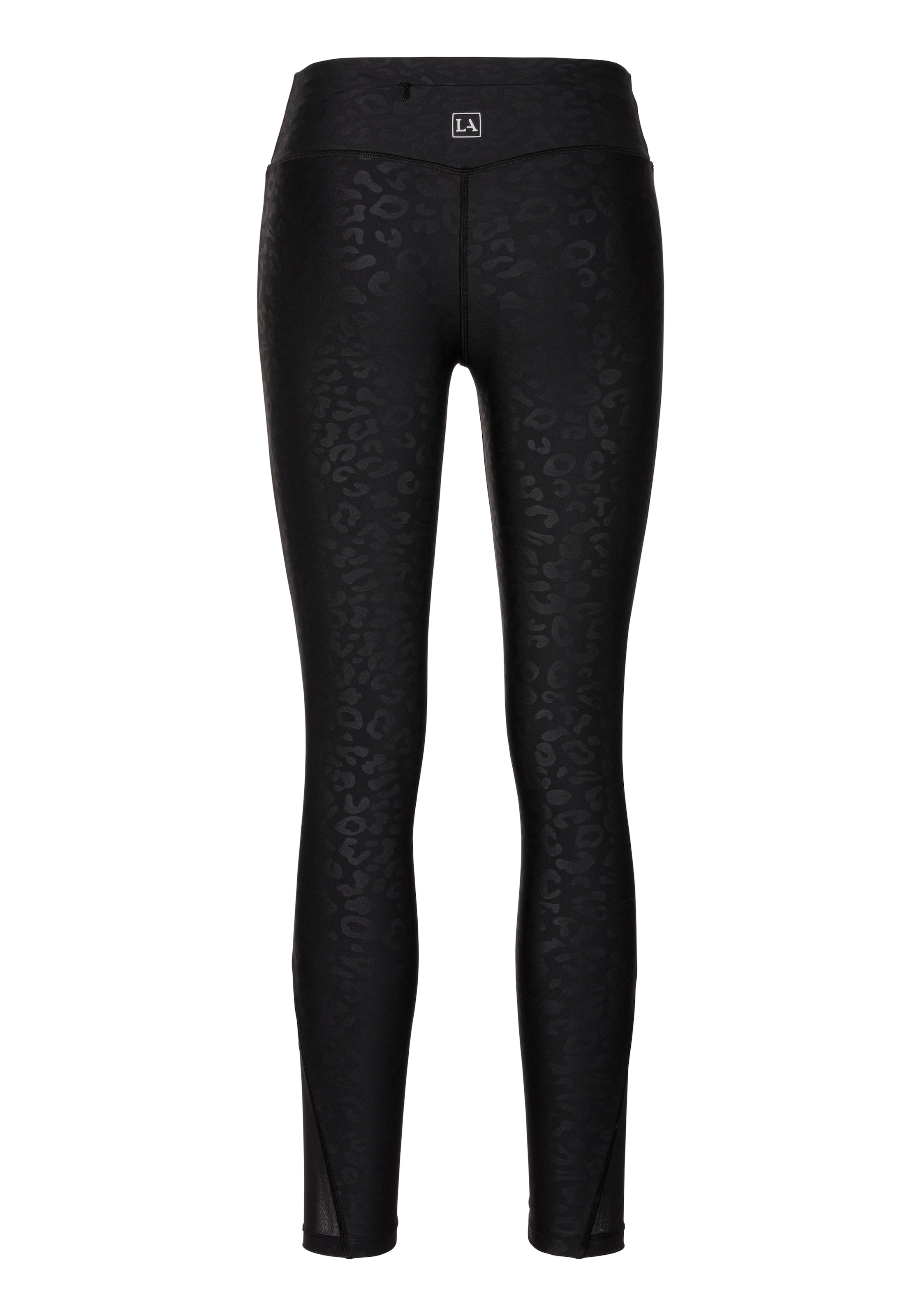 LASCANA ACTIVE Funktionsleggings  Sportleggings mit V-förmigen Bündchen in Leo-Optik