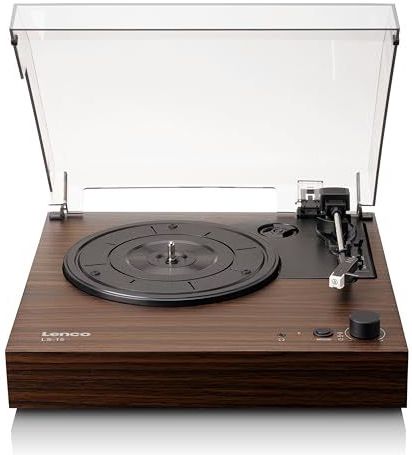 Lenco - LS-15WD - Platenspeler - Houtkleurig - Met Bluetooth en Ingebouwde Speakers