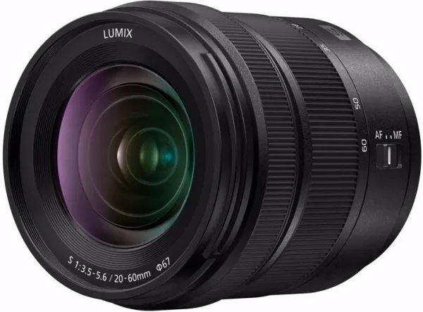 Panasonic Lumix S S-R2060 - Zoomobjektiv - 20 mm - 60 mm - f/3.5-5.6 - L-fatning - til Leica SL2, SL2-S; Leica CL; Panasonic Lumix DC-BS1H, S1, S1R, S1H, S5, S5M2, S5M2X; Sigma fp, fp L