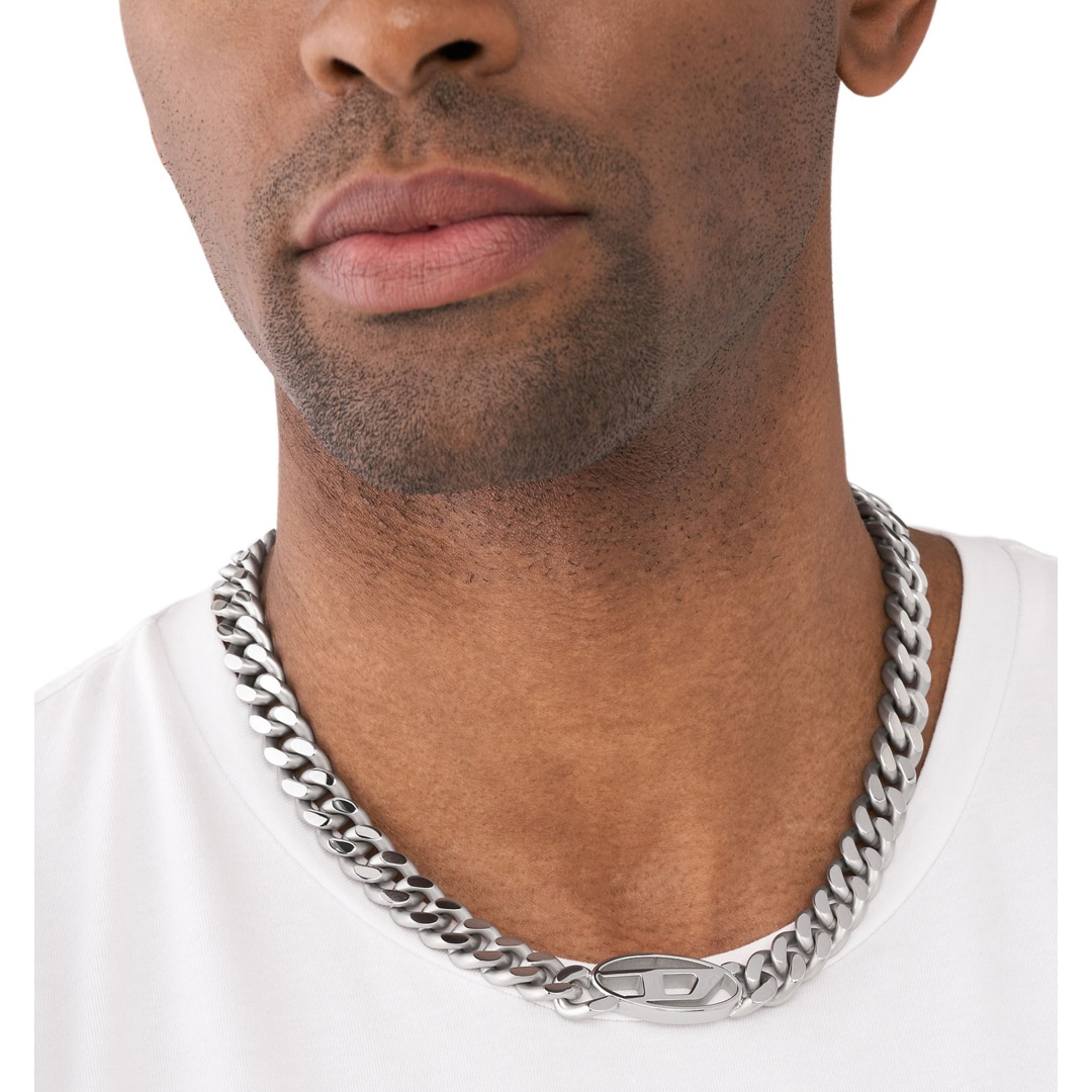Diesel Halskette Steel D-Logo