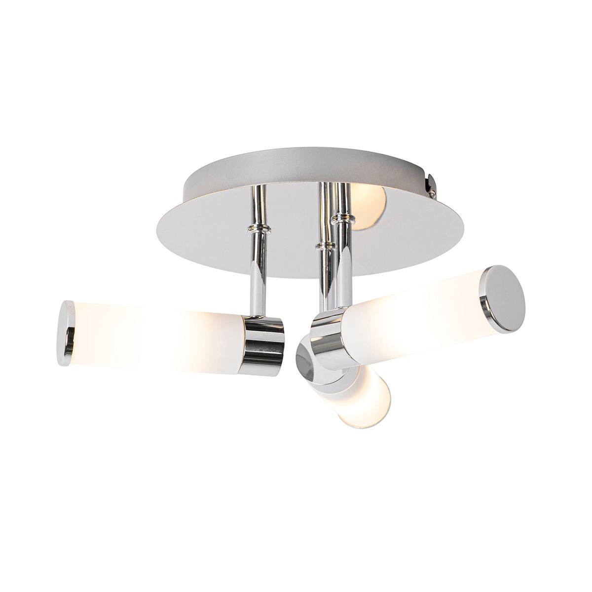 Moderne badkamer plafondlamp chroom 3-lichts IP44 - Bath
