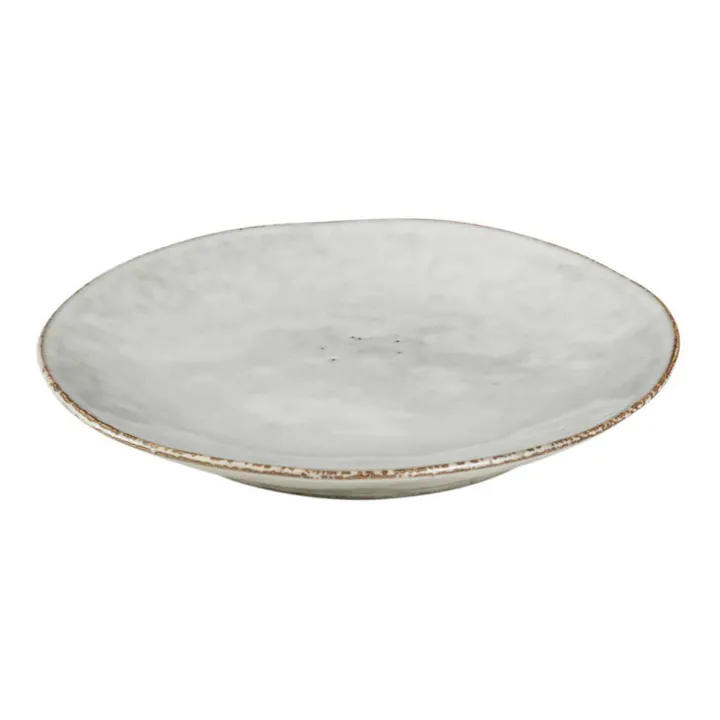Broste Copenhagen Assiette Nordic sand en grès | Gris clair