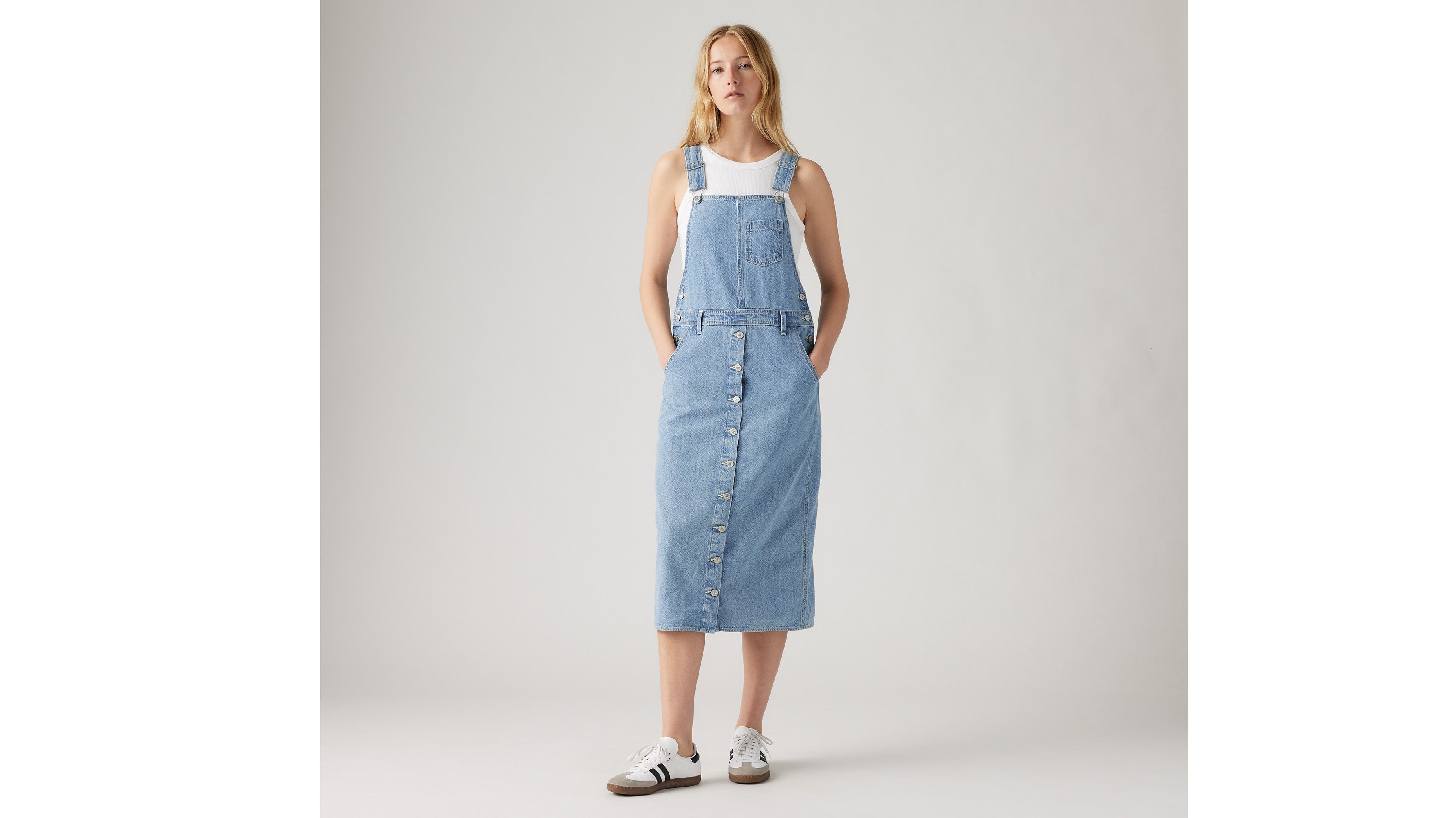 Robe salopette Tico Lightweight - Twisted Words 2 - Bleu