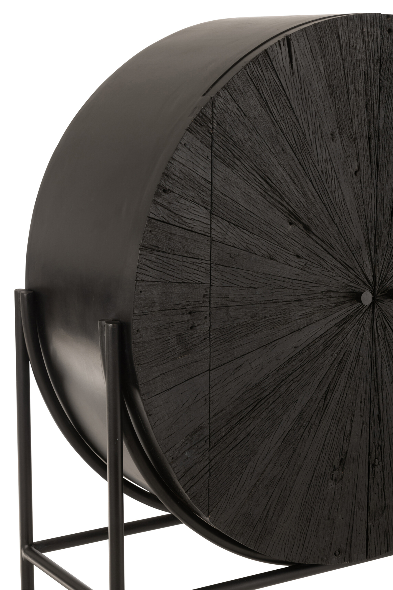 Wandkast Shanil Rond zwart