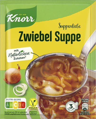 Knorr Suppenliebe Zwiebel-Suppe