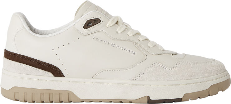 Tommy Hilfiger TH BASKET STREET LEATHER Alabaster