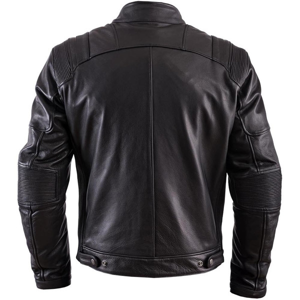 Helstons - Blouson Trust Cuir Plain Noir