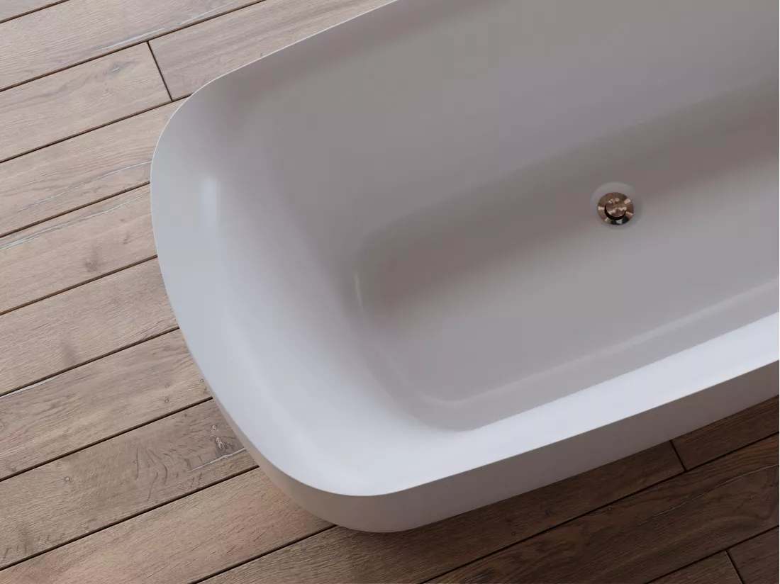 Baignoire îlot ovale SWING L. 170 x l. 80 cm, by SPALINA