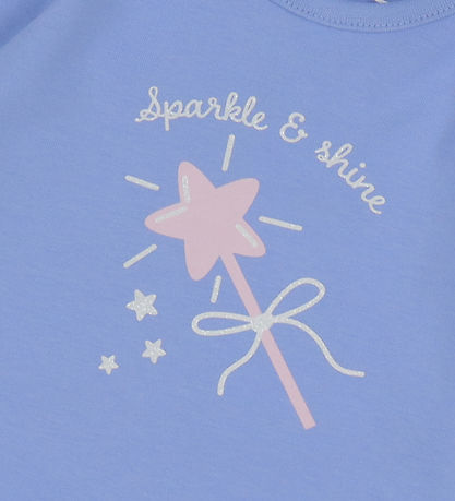 Name It Bluse - NbfVubie - Kornblume Blue/Sparkle