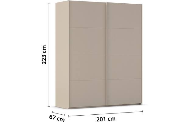 Kledingkast Finca Mat Glas