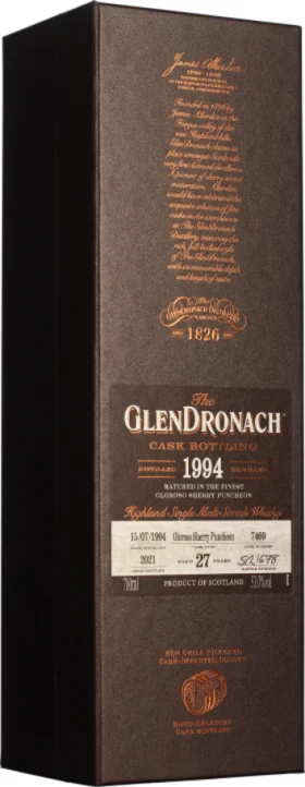 GLENDRONACH 27 YEARS 1994 OLOROSO PUNCHEON 70CL