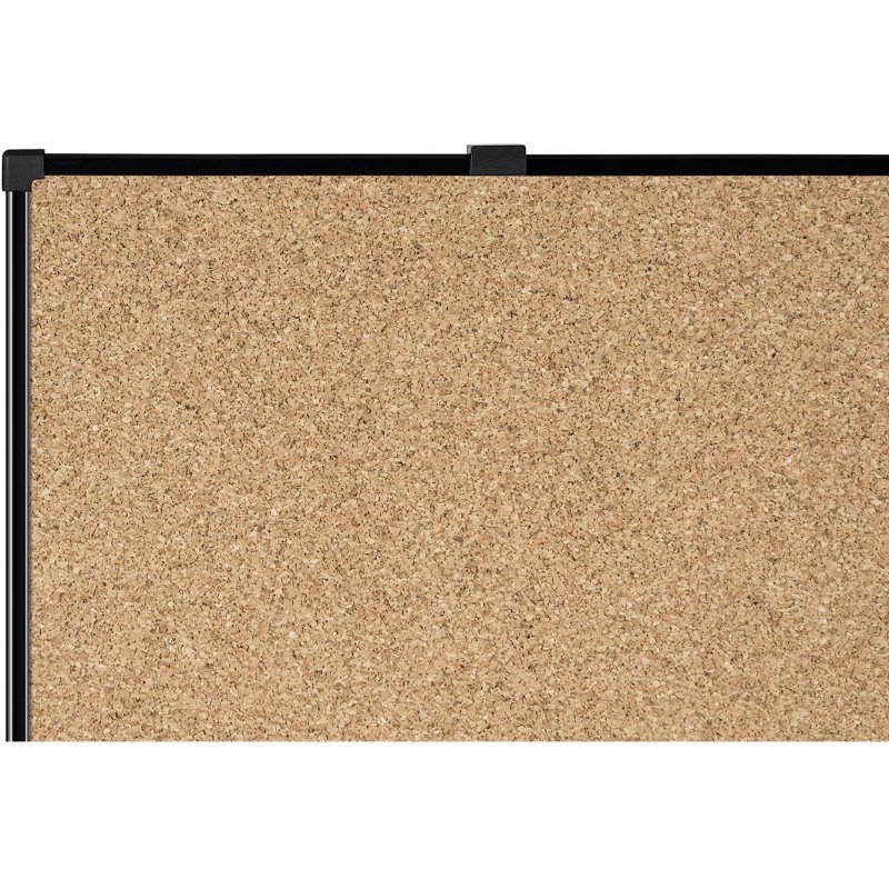 Tableau liege Suri cadre noir 178 x 118 cm Bi-Office