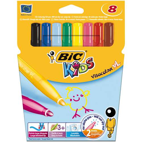 BIC® KIDS Visacolor™ XL Filzstift-Sets