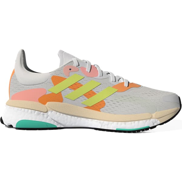 Chaussure running ADIDAS SOLAR BOOST 4 W CLOUD WHITE/LIME/LIGHT FLASH ORANGE CLOUD WHITE/LIME/LTFLOR