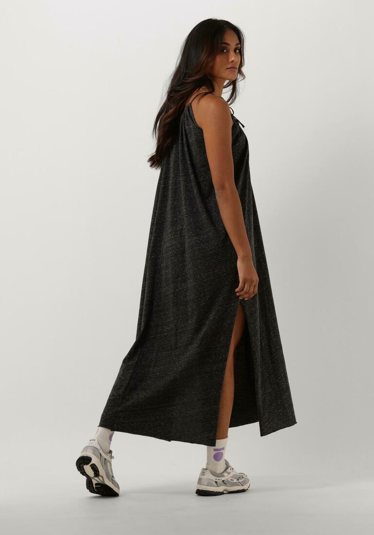 10DAYS grijze 10days midi jurk maxi dress medal
