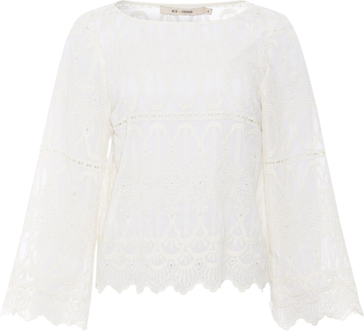 Rue de Femme ¤ Colette blouse RdF ¤ Offwhite