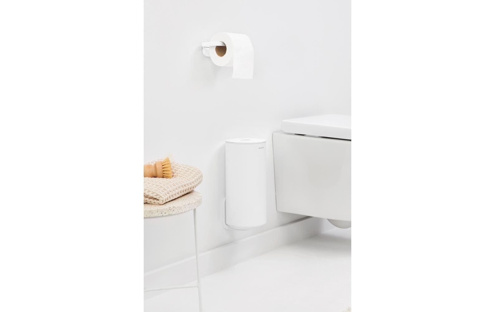 Toilettenpapierhalter Mindset WeissToilettenrollenspender aus recyceltem Material