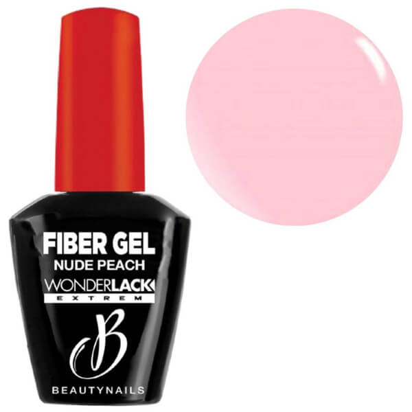 Base & builder nude peach Fiber Gel Beauty Nails 12ML