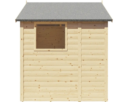Konsta blokhut tuinhuis met vloer, 201 x 189 cm, natuurlijke afwerking