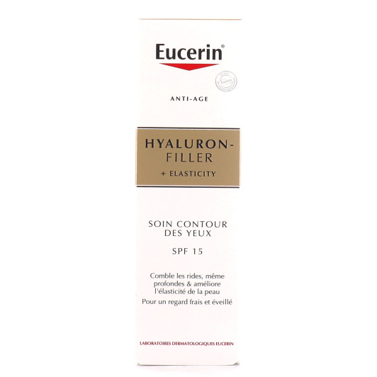 Soin contour des yeux Eucerin Hyaluron-Filler + Elasticity SPF20
