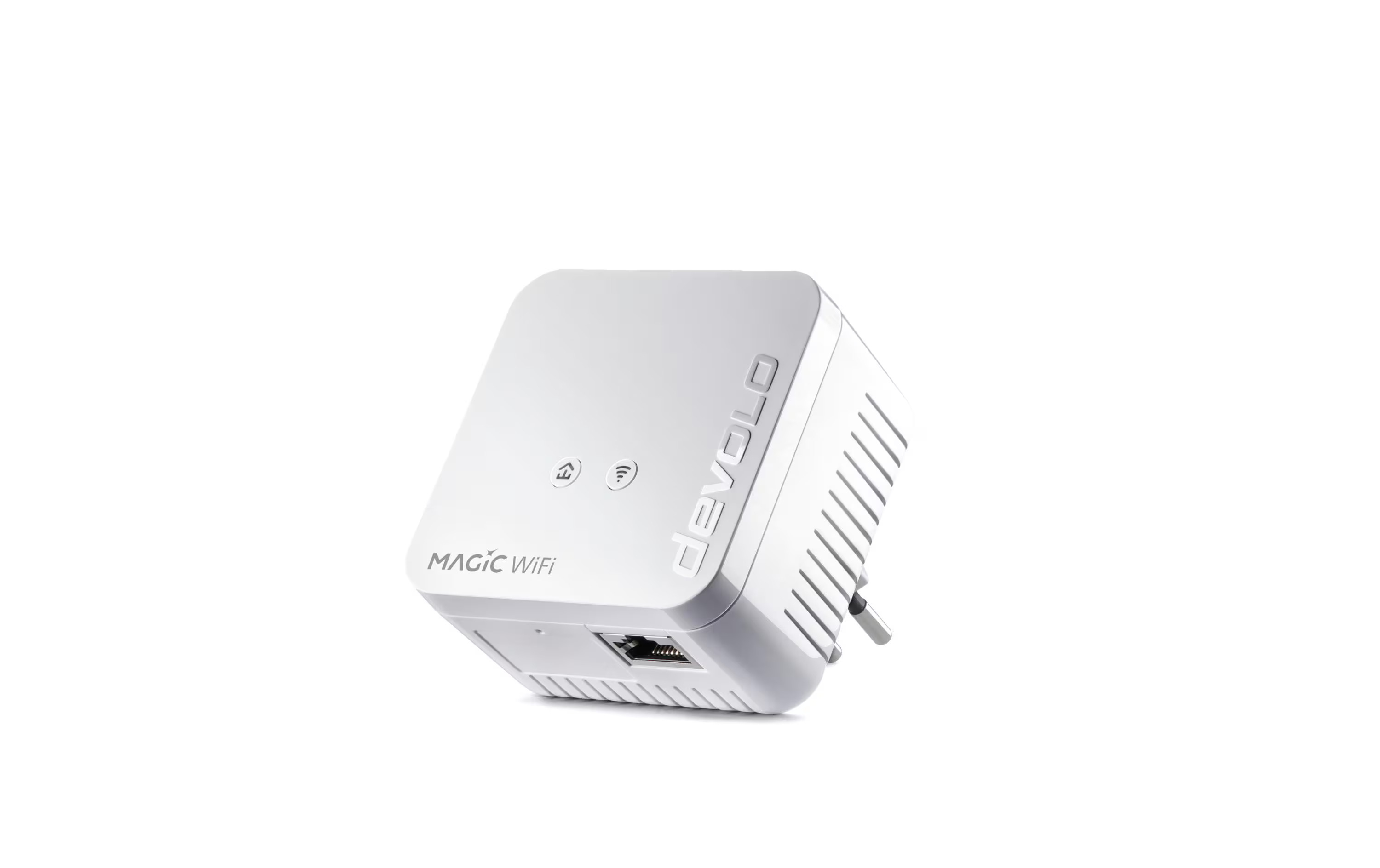 (3-tlg. Set) (1200Mbit/s) Magic 1 WiFi mini Multiroom Kit Gigabit WLAN Erweiterung Powerline Adapter mit Steckdose und 3x RJ45 (8573) - Weiss