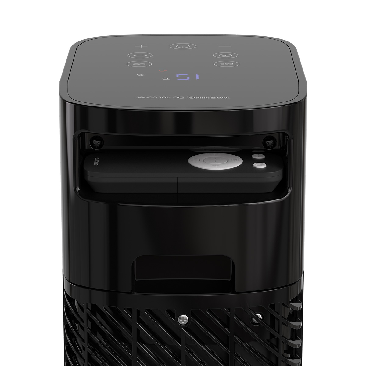 Auronic 2200 watt elektrische Toren kachel - Black