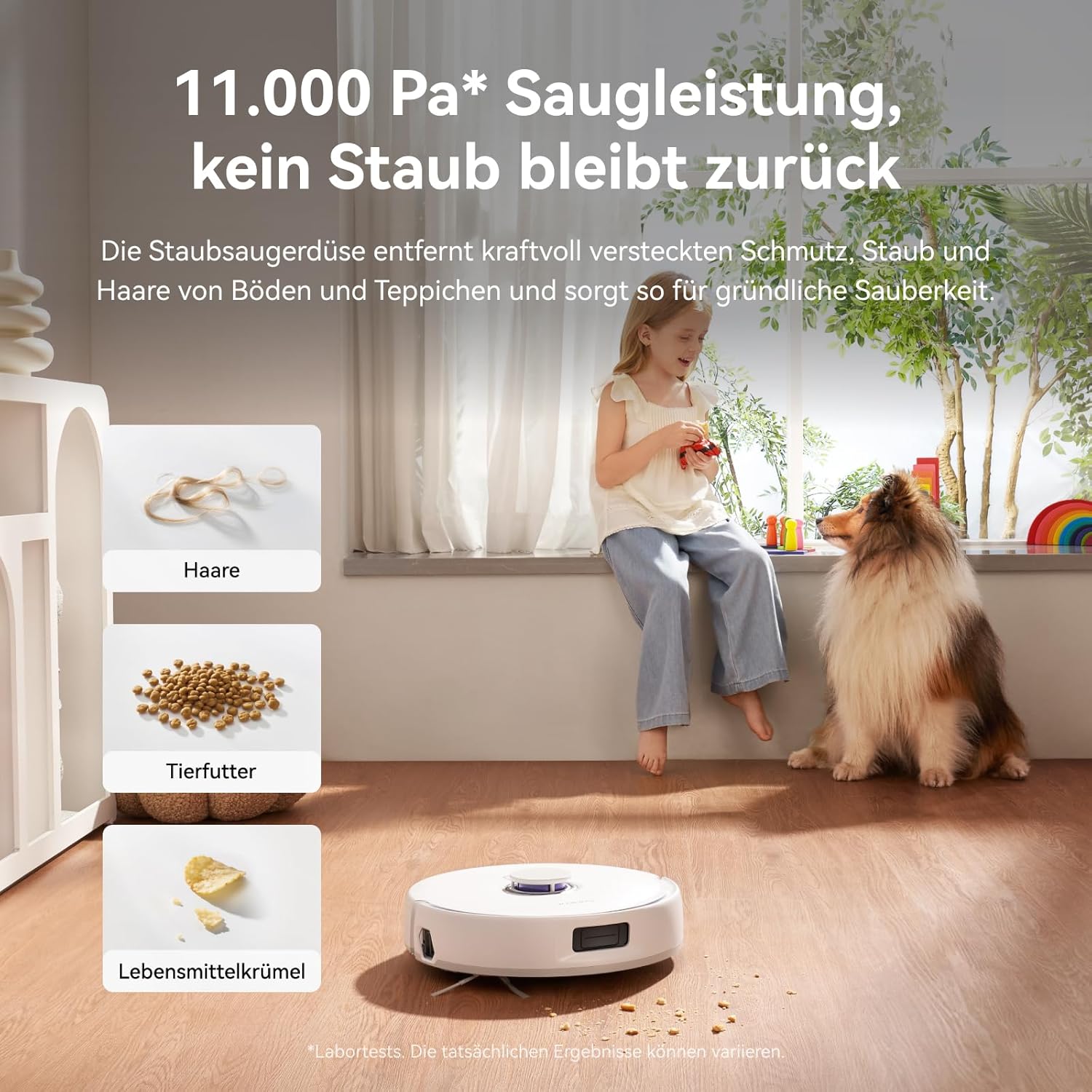 NARWAL Freo X10 Pro Saugroboter mit Wischfunktion, 11.000 Pa, DualFlow Tangle-Free, Selbstreinigung und Trocknung,8N Druck Breiterer Wischmopp, LiDAR-Navigation, 220Min Laufzeit, für Teppich,Tierhaare