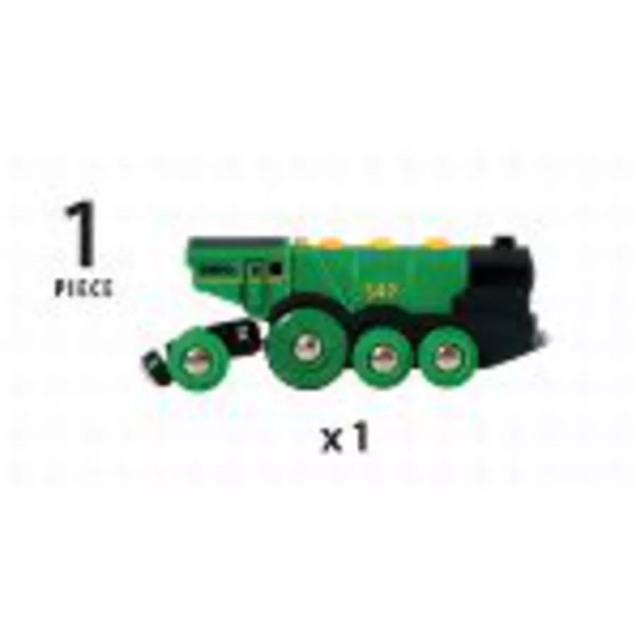 BRIO® WORLD Grüner Gustav Batterielok 33593