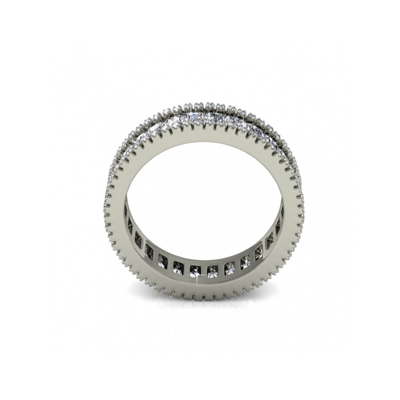 Bague Glamour Lock - Argenté et Cristal