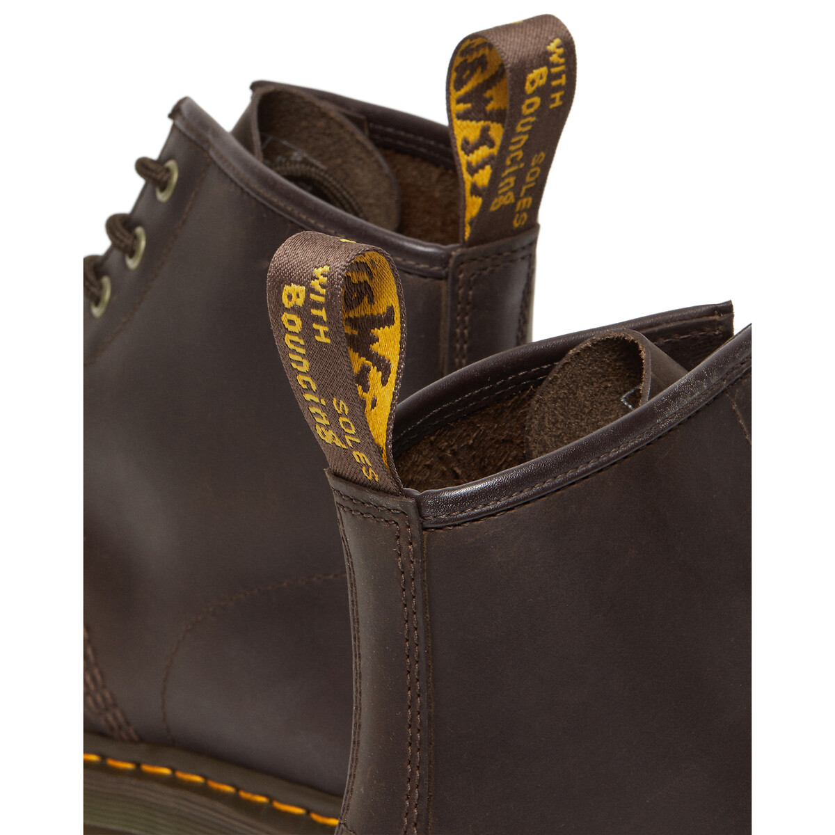 DR. MARTENS<br>Botas de couro 101 Crazy Horse