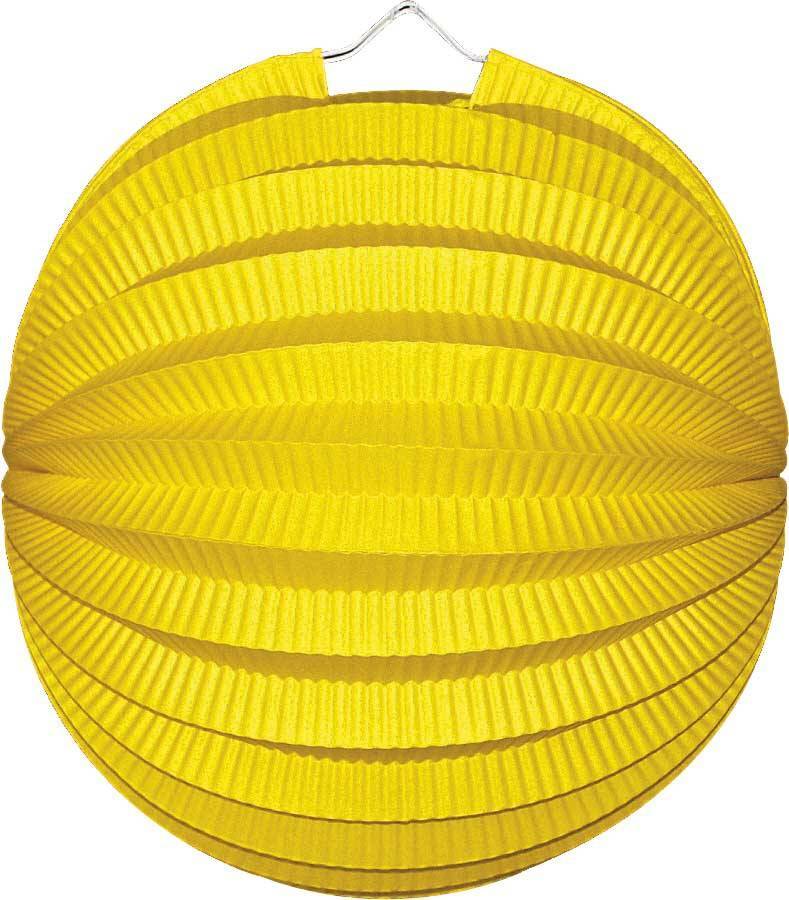 Gele Lampion Bol 23cm