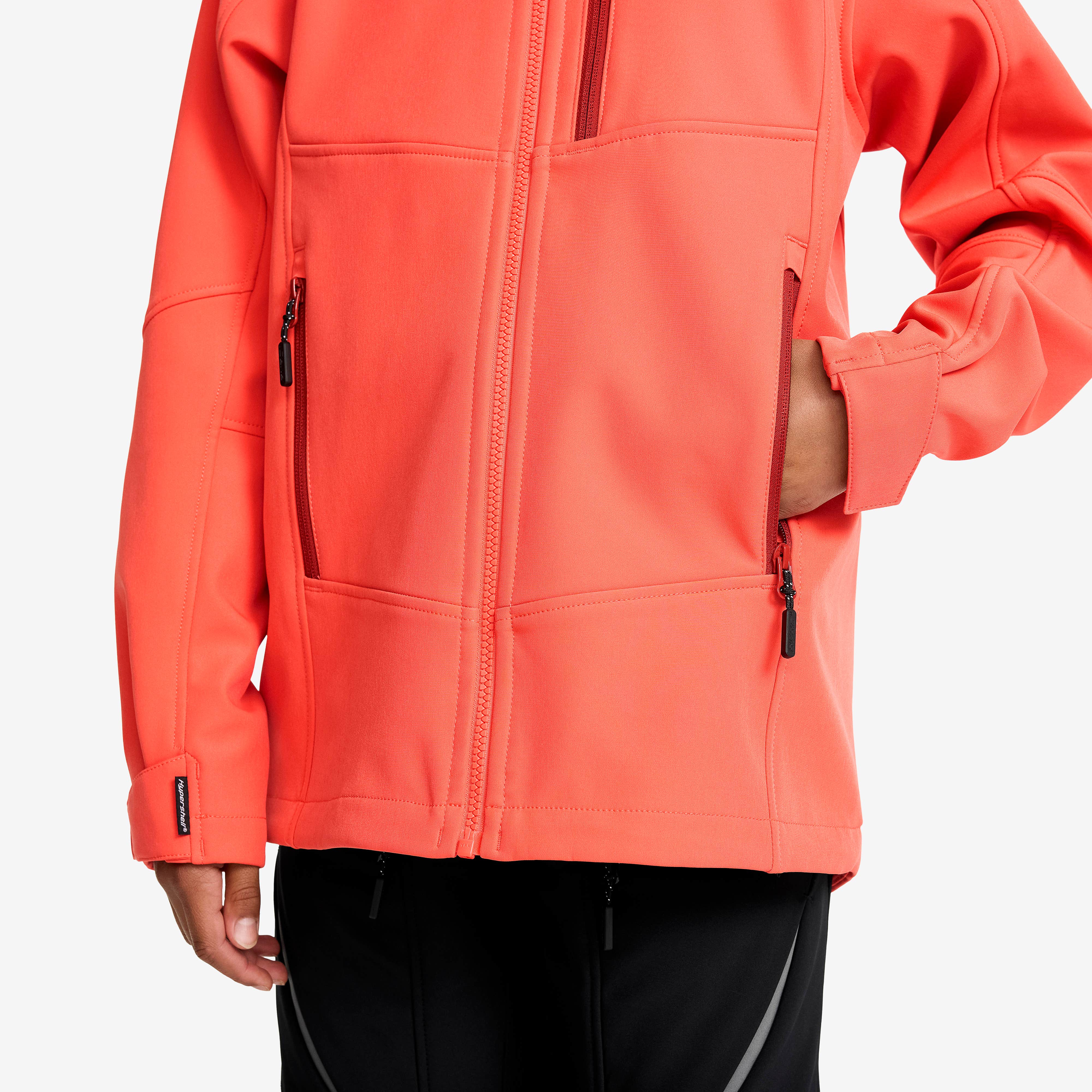Hiball Softshell Jacket Teens Hot Coral