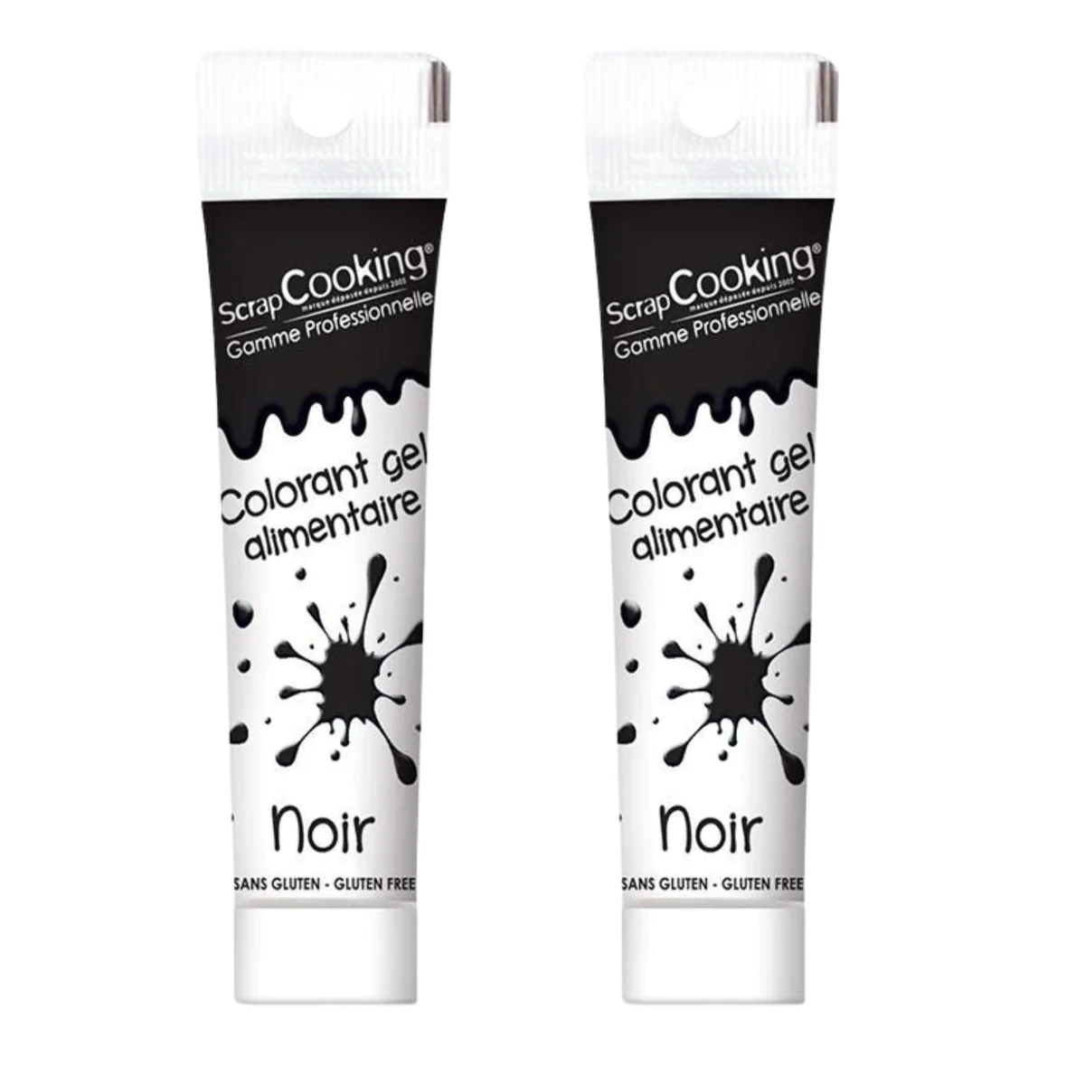 Gel colorant alimentaire noir 40 g Scrapcooking