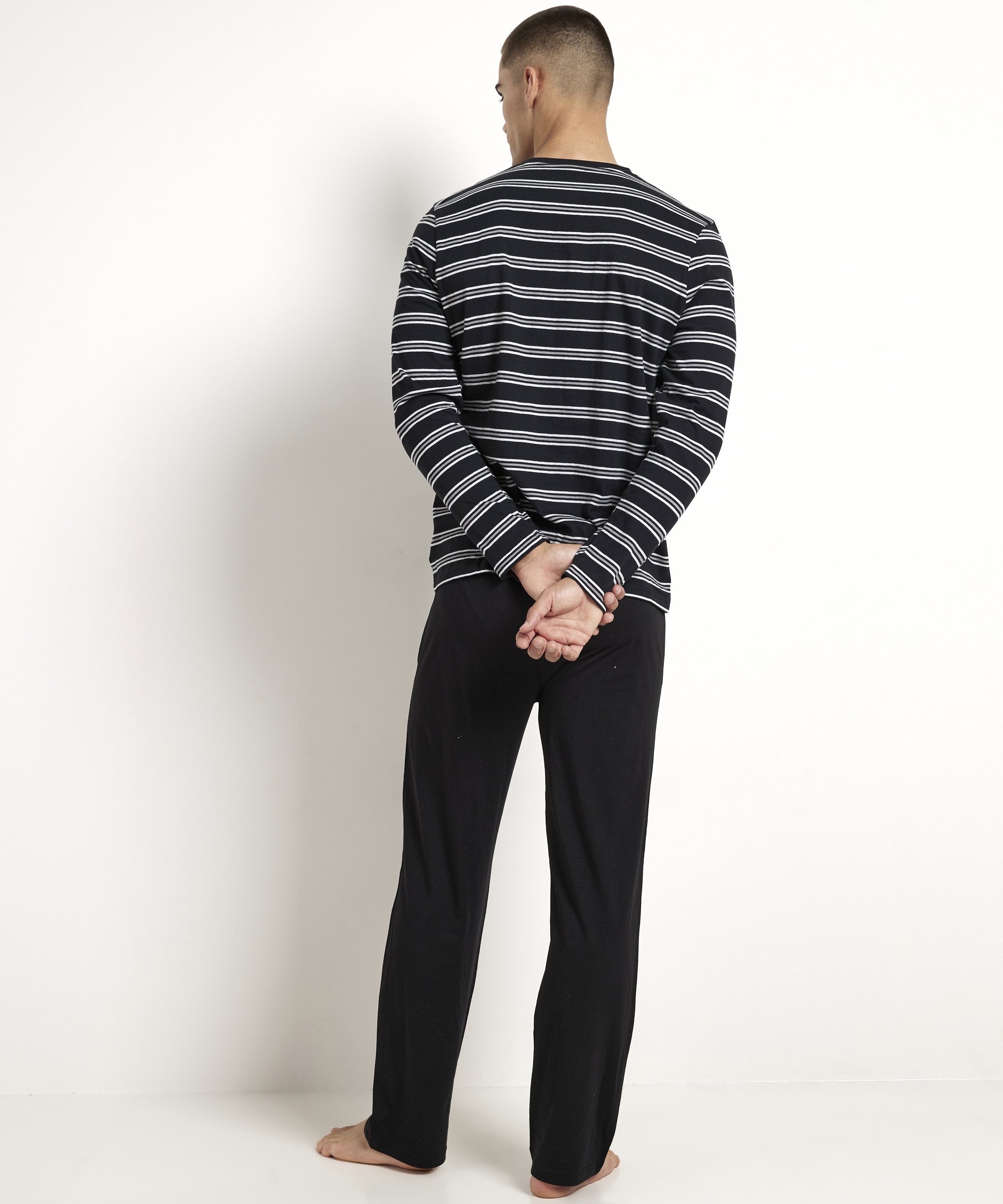 pyjama set: streep   uni