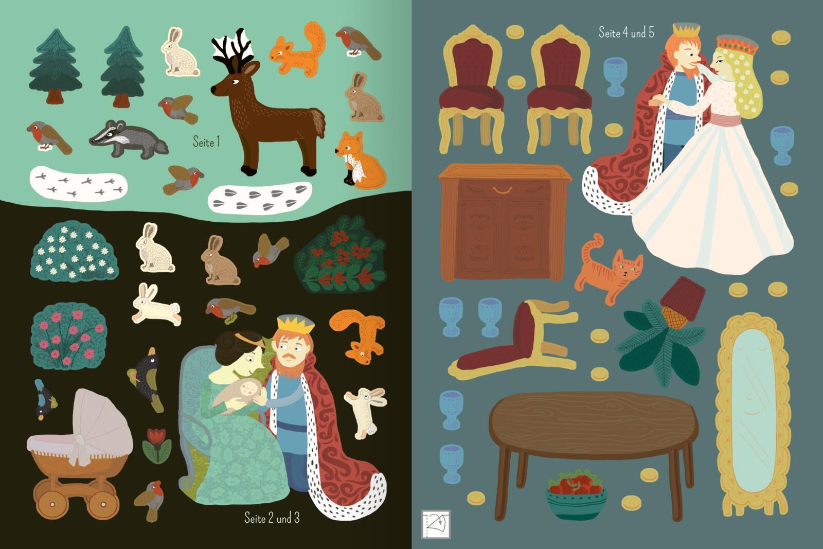 Mein Lieblingsmärchen-Stickerbuch - Schneewittchen