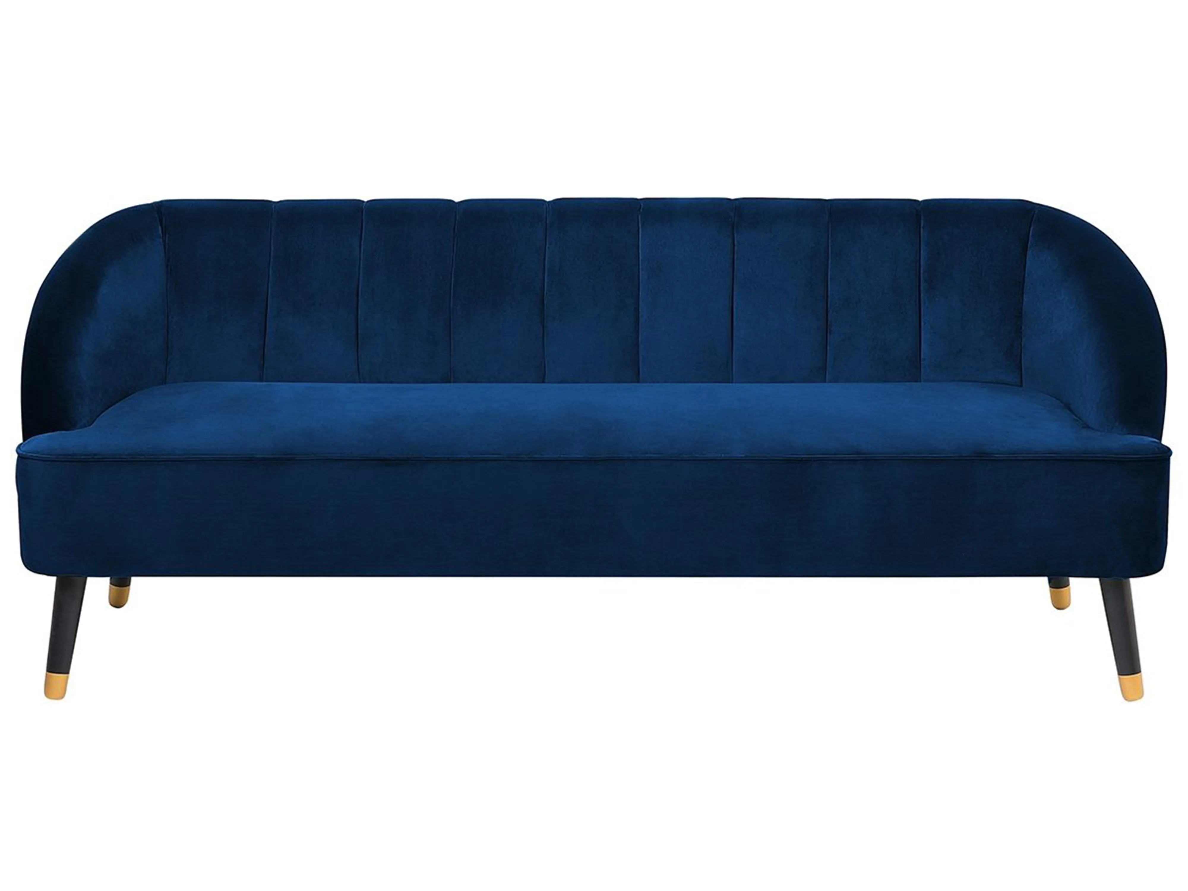 Bank 3-zits ALSVAG Fluweel Marineblauw