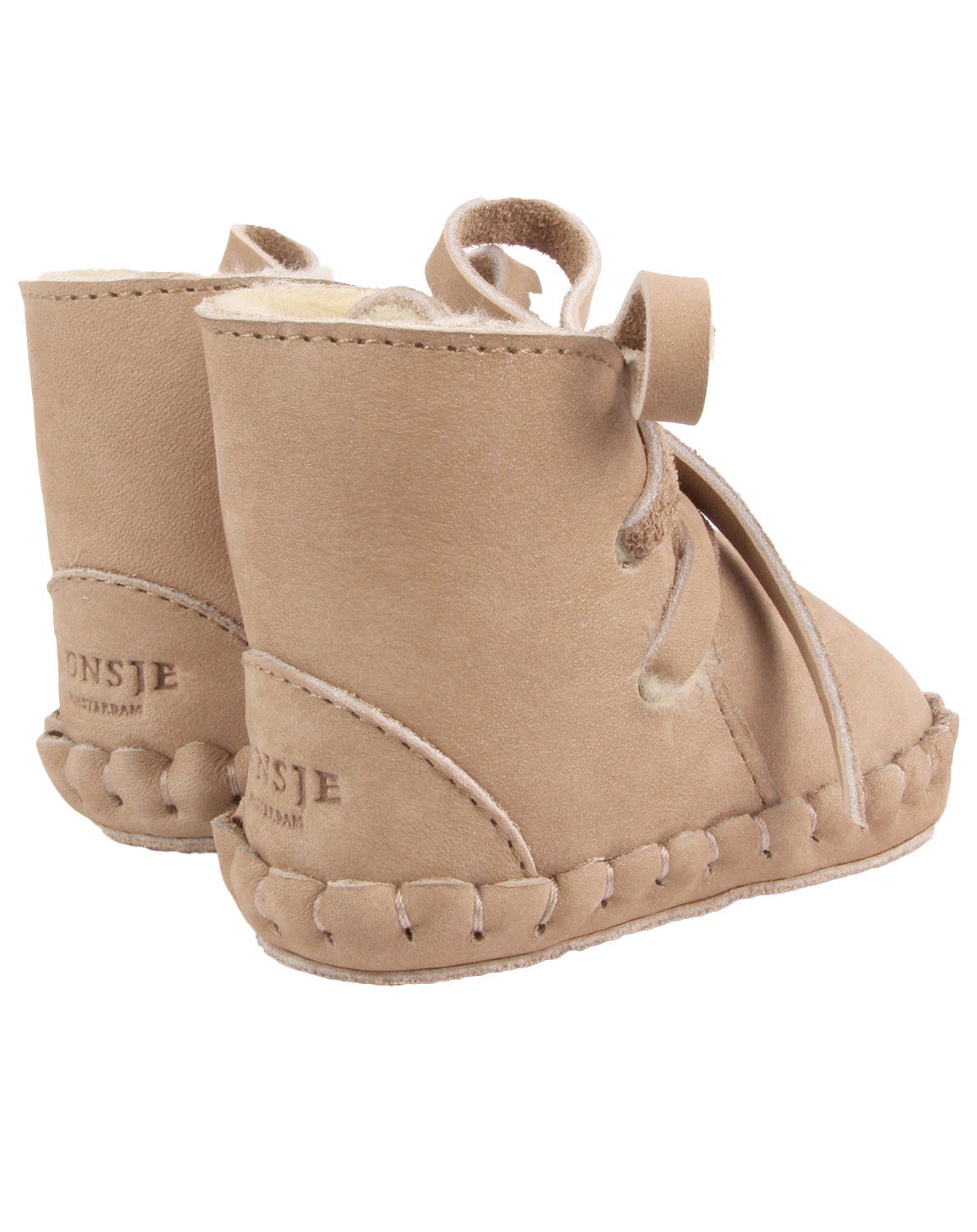 Krabbelschuhe PINA CLASSIC gefüttert in truffle