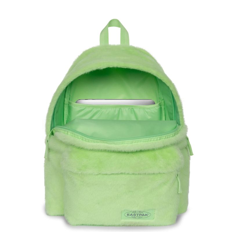 Sac à dos Padded Pak'r 40 cm effet fourrure Fuzzy Green