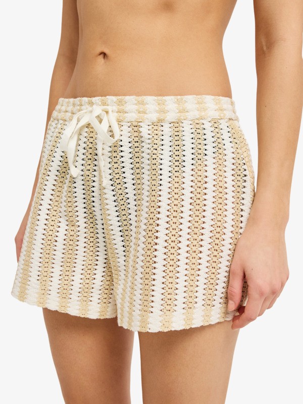 Moana Story Short de plage Beige Femme