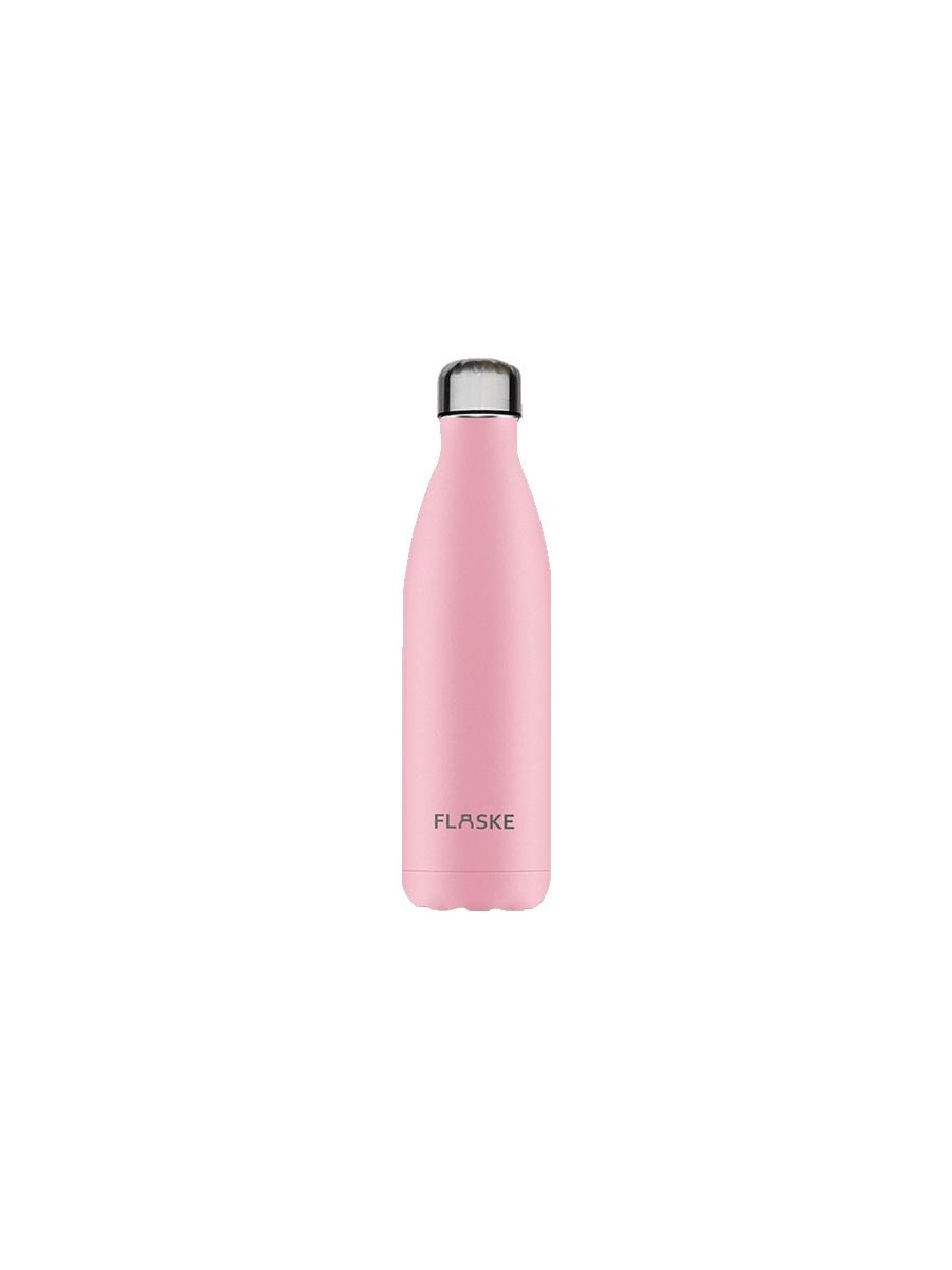 Flaske 1 liter  rvs drinkfles - flower