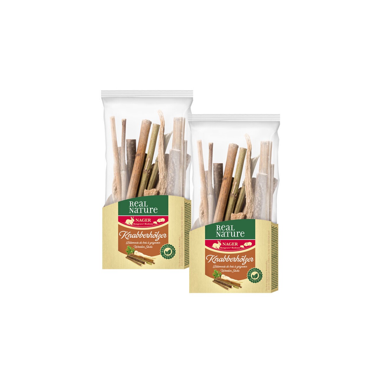 REAL NATURE Knabberhölzer 2x75g