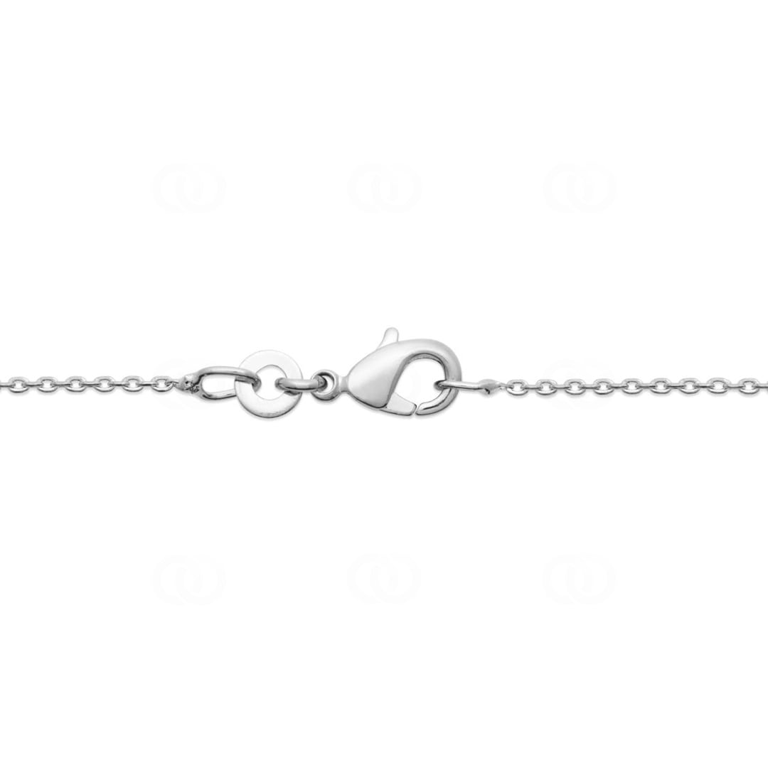 Collier mit Anhänger 925 Silber rhodiniert Maillons 45cm