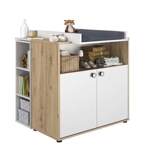 Chambre TRIO Lit 60 x 120 + Commode + Armoire Arthur - GALIPETTE