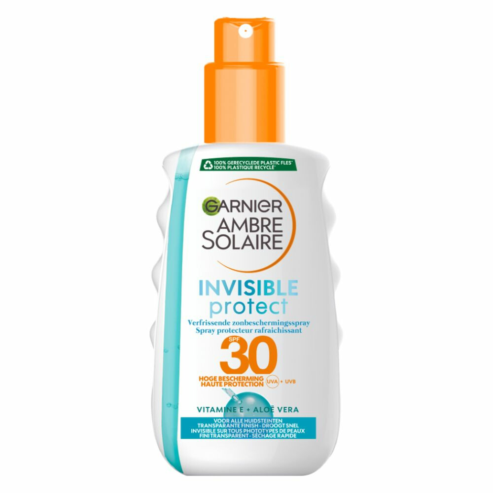 Garnier Ambre Solaire Invisible Protect Transparante Zonnebrandspray SPF 30200 ml